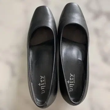 블랙 가죽 스틸레토 24cm
