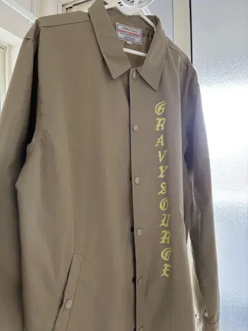 GRAVYSOURCE 나일론 자켓 L 베이지