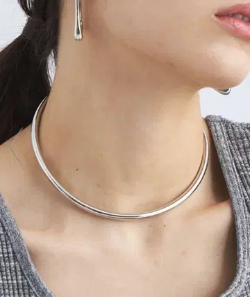 미사용 UNITED ARROWS 유나이티드 애로우즈 메탈 초커