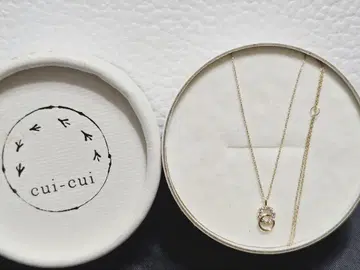 cui-cui 더블 링 펜던트 목걸이