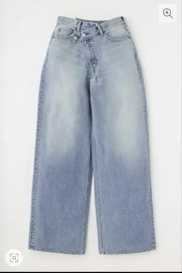 Moussy CROSS WAIST WIDE STRAIGHT 0 사이즈
