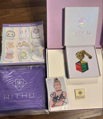 NiziU WITHU 팬클럽 첫 구매 혜택 친필 사인 포함