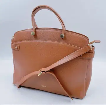 6HM5 FURLA 훌라 핸드백 토트 브라운