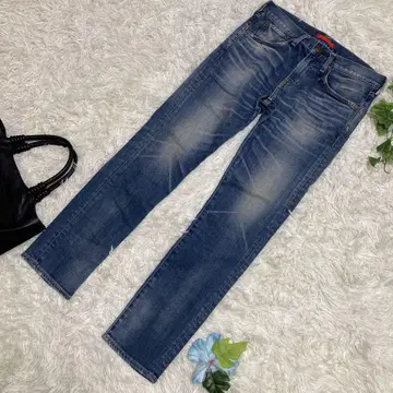 구제 의류 레드카드 스키니 데님 스트레치 64503 허니컴 24 XS