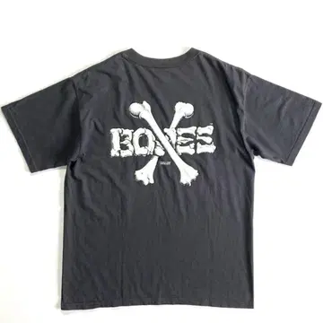 POWELL PERALTA BONES 티셔츠 M 차콜 그레이 화이트