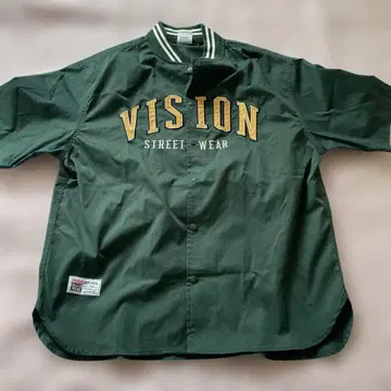 VISION STREET WEAR 그린 워크 셔츠 L 사이즈