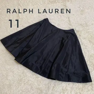 Ralph Lauren 랄프 로렌 실크 100% 스커트 블랙 11