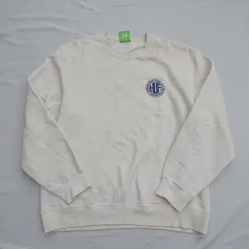 HUF 화이트 맨투맨 트레이닝복 로고