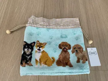 페이러 복조리 파우치 마이 큐트 퍼피 강아지 패턴 미사용 새상품