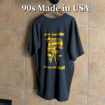 90년대 USA 제작 USARMY 미군 티셔츠 싱글 스티치 L