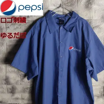 기업 로고 PEPSI 펩시 워크 셔츠 로고 자수 00s SH-94