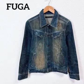 FUGA 후가 데미지 가공 데님 자켓 44