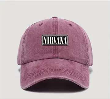 NIRVANA 퍼플 야구 모자