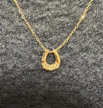 다이아몬드 0.03ct K10 핑크 골드 목걸이