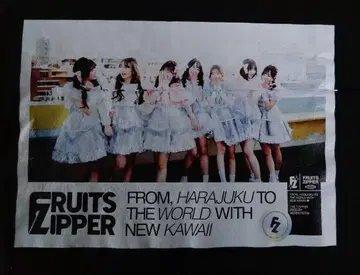 FRUITS ZIPPER 티셔츠 XL 데뷔 기념 후르츠 지퍼