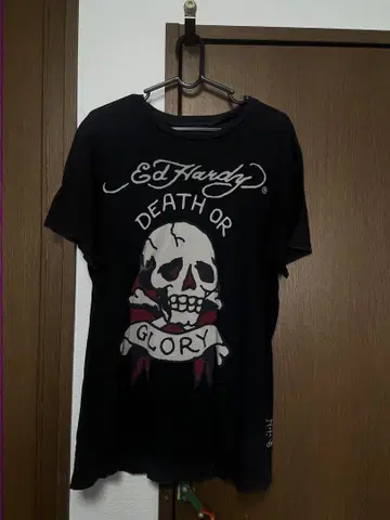 Ed Hardy 스컬 티셔츠 그런지 펑크 vkei y2k 00s