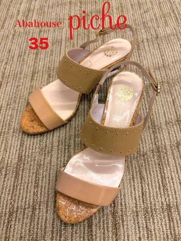 Abahouse piche 베이지 샌들 35