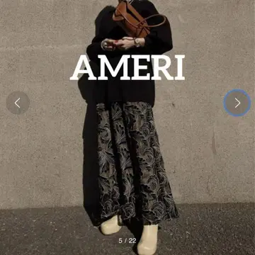 Ameri 아메리 EVELYN LACE SKIRT 에블린 레이스 스커트