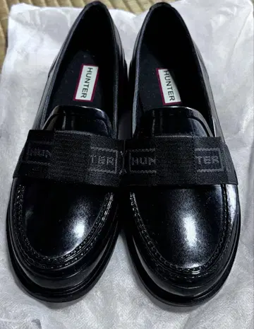 HUNTER 레인 슈즈 로퍼 UK4