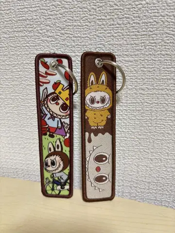 Labubu Keychain 라부 키링 2개 세트