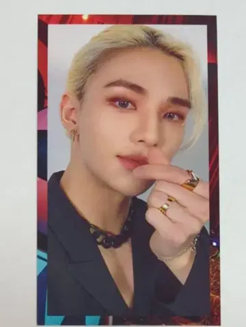 StrayKids Circus Hyunjin 트레이딩 카드 검은색 테두리