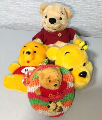 곰돌이 푸 봉제 인형 세트