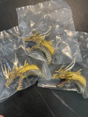 고질라 제일복권 G상 몬스터 헤드 마그넷 킹기도라 세트