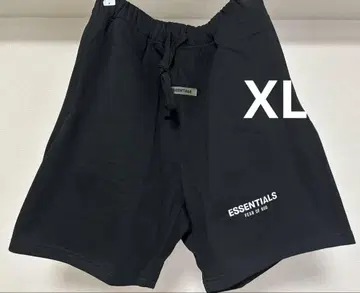 새상품 당일 발송 남성용 하프 팬츠 블랙 반사재 로고 XL