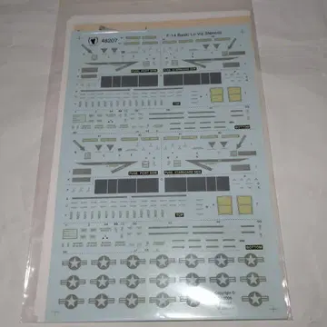 EAGLE STRIKE 1/48 F-14 Basic Stencils