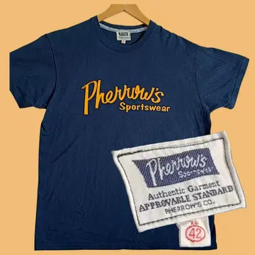 Pherrow's/페로우즈/ T셔츠/XL/네이비/빅 사이즈