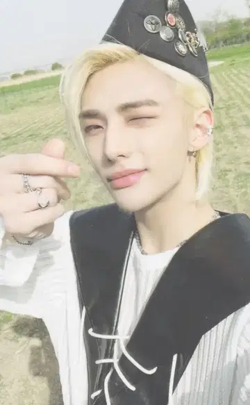 StrayKids MAXIDENT Hyunjin 트레이딩 카드 화이트