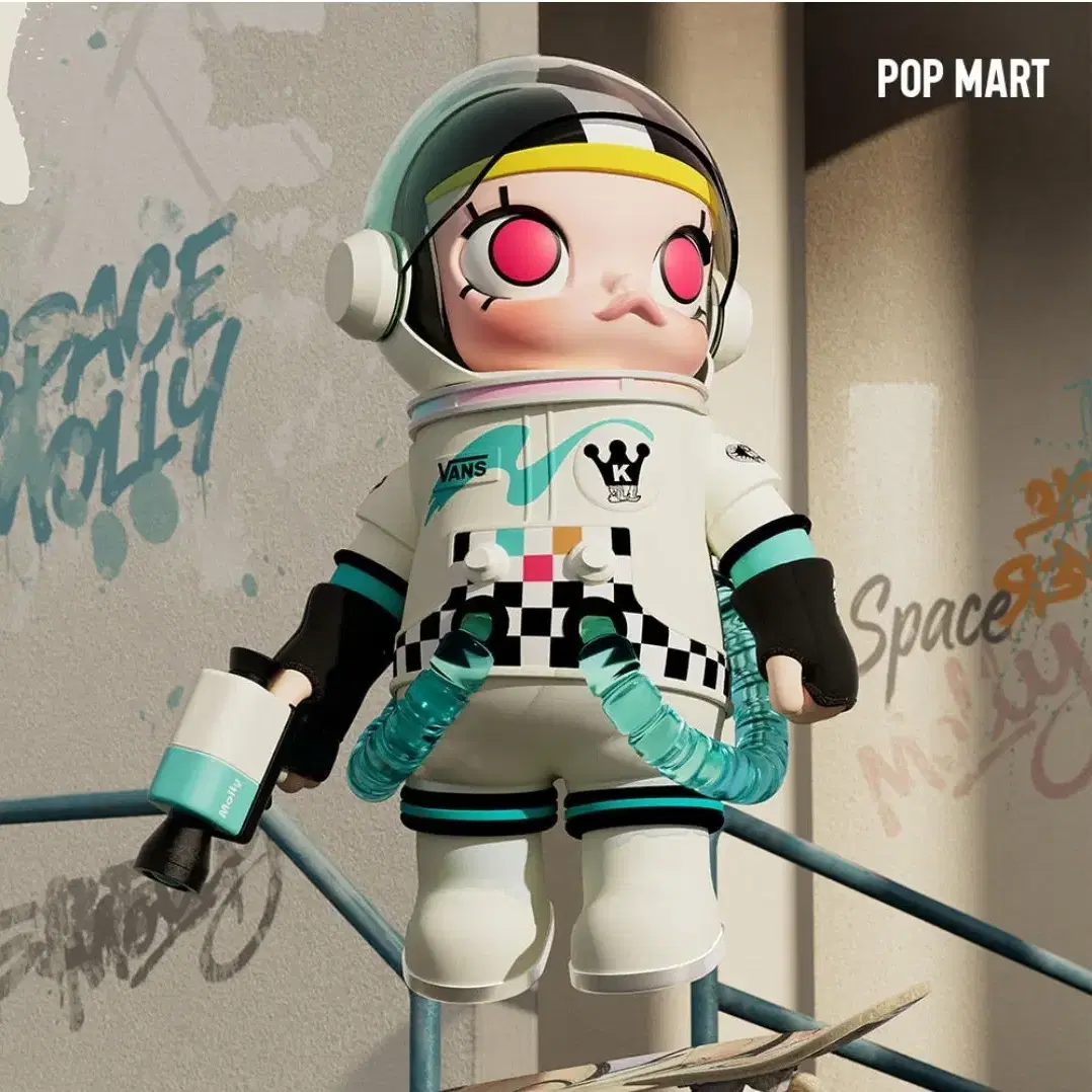 Pop Mart Mega Space Molly Blooming Series Rose of Sharon 100