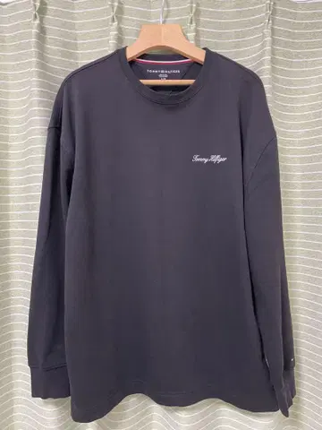 Tommy Hilfiger 쭈리 스몰 로고 맨투맨 롱 T