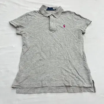 Ralph Lauren 반팔 스키니 폴로 셔츠 M 사이즈 그레이
