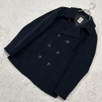 BACK NUMBER 피코트 네이비 M 심플