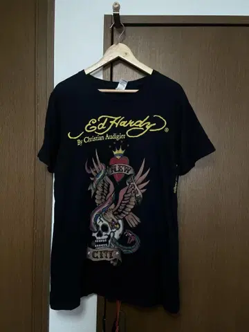 Ed Hardy 스컬 티셔츠 y2k 00s 그런지 bkei 갸루 남자