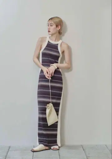 todayful Jacquard Border Dress 새상품