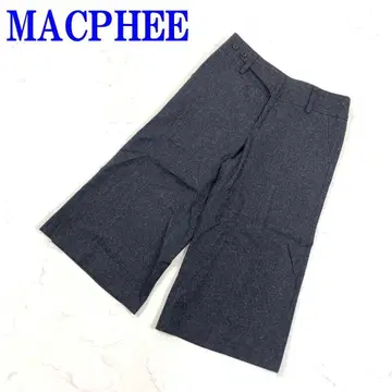 맥피 캐주얼 팬츠 울 크롭 그레이 36 C1785