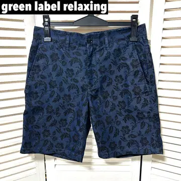새상품급 green label relaxing 하프 팬츠 네이비 S