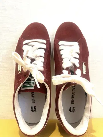 푸마 SUEDE 스웨이드 REAL LEATHER 4.5