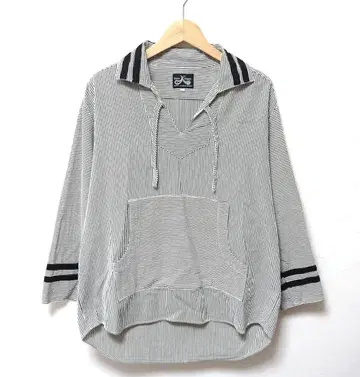 DRESS HIPPY 스트라이프 멕시코 후드티