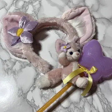 리나벨 머리띠 봉제 인형 지팡이 디즈니