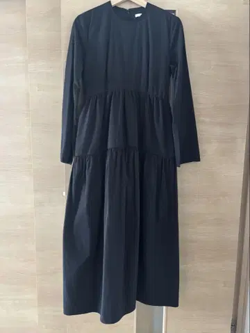 [ CLANE ] 클라네 티어드 원피스 블랙