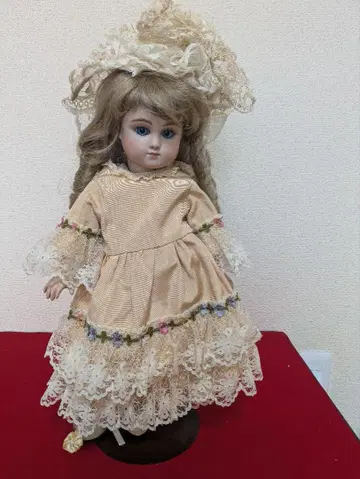 비스크 인형 Seeley's 인형 금발 스탠드 포함 신장 약 43cm