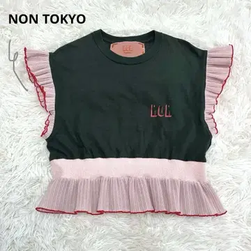 NON TOKYO 프릴 슬리브 티셔츠
