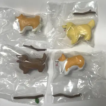 멋진 막대기를 겟한 개 4종 세트