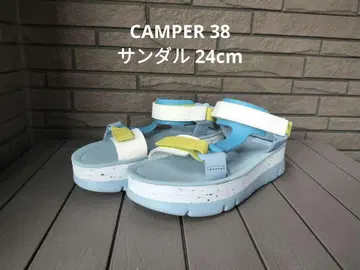 CAMPER 캠퍼 샌들 38 24 24.5 새상품급 USED 스카이블루