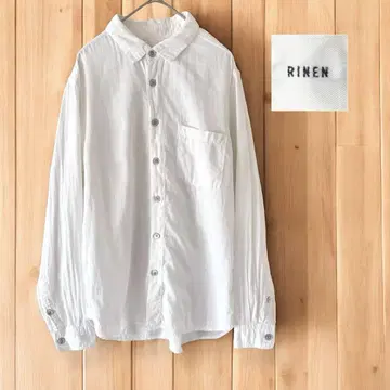 TRIP RINEN 린넨 코튼 거즈 셔츠 화이트 M 상당
