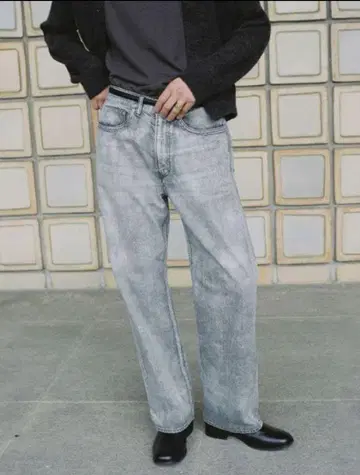 LIDNM FADED HERITAGE DENIM PANTS [S 사이즈]