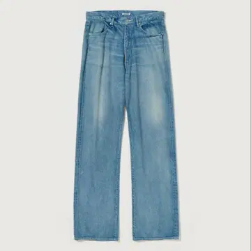 오라리 SELVEDGE FADED LIGHT DENIM PANTS